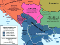 Macedonia 1913 map