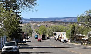 Main Street in Nucla, Colorado