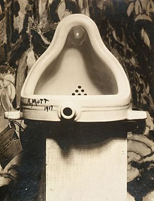 Marcel Duchamp, 1917, Fountain, photograph by Alfred Stieglitz