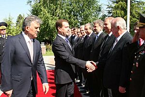 Medvedev and Gul in Turkey10