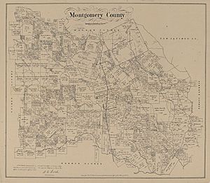 Montgomery County Texas Map