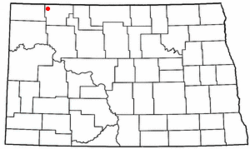 Location of Larson, North Dakota