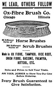 Ox Fibre Brush Company Ad 1905