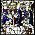 Pope Celestine, St William and an unidentified Prelate, East Window, York Minster