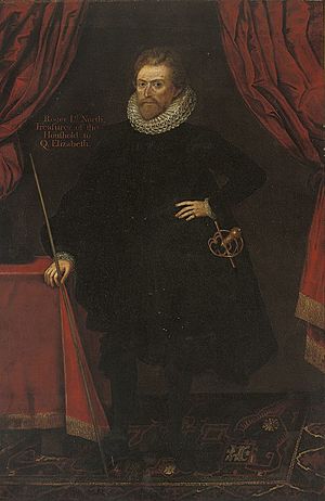 Portrait of Roger, 2nd Lord North (d.1600) (Manner of Daniel Mytens)