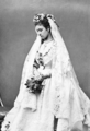 Princess Louise in her wedding dress