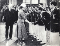 Probir Sen with Queen Elizabeth II