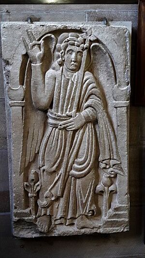 Replica of the Saxon Breedon Angel - geograph.org.uk - 5620174