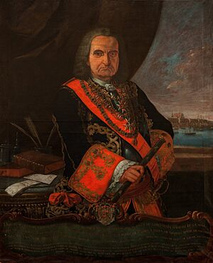 Retrat del Marquès de la Mina- Manuel Tramulles