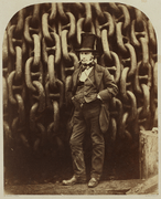 Robert Howlett - Isambard Kingdom Brunel and the launching chains of the Great Eastern - Brunel Museum