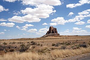 Rock Est direction Shiprock - US Route 491 NM