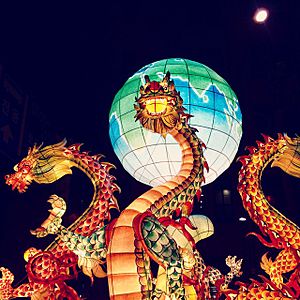Seoul Lotus Lantern Festival in 2015-Dragons
