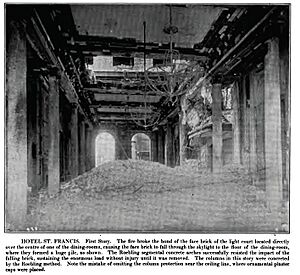St. Francis Hotel dining room damage