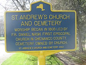 St Andrews Church and cemetery New Berlin NY 