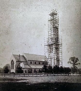 St Stephen's steeple construction