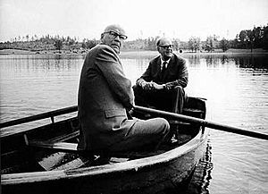 Tage Erlander and Urho Kekkonen 1967
