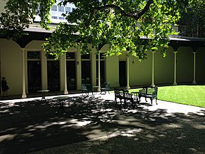 The Melbourne Club garden
