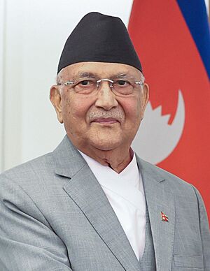 The Prime Minister of Nepal, Shri KP Sharma Oli at Bangkok, in Thailand on April 04, 2025 (cropped).jpg