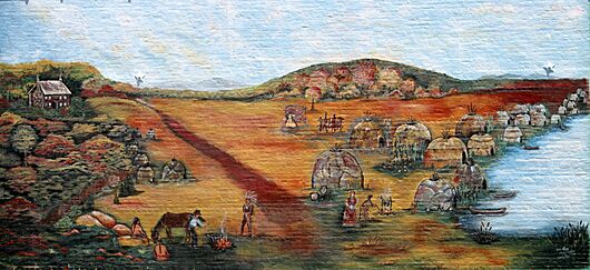 The Village of White Hair mural 2006-07-03