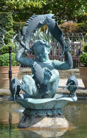 Water Baby by Edward Bainbridge Copnall, Golders Hill Park (cropped)