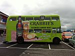 'Crabbies' advertising bus at Tesco, Inverness - geograph.org.uk - 3033940