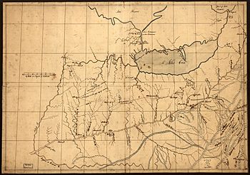 (A trader's map of the Ohio country before 1753. LOC gm71002324