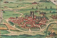 1594 map of Lund