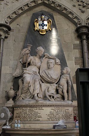 Admiral Charles Wager monument, Westminster Abbey