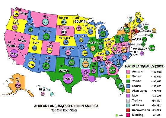 African Languages Spoken in American Households