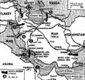 Allied Forces Sweep on in Iran