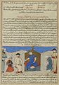 Anonymous - The Seljuk Sultan Barkiaruq( r.1093–1104), the son of Malikshah (r. 1072–1092), from a Manuscript of Hafiz-i Abru’s Majma’ al-tawarikh - 1952.51.9 - Yale University Art Gallery