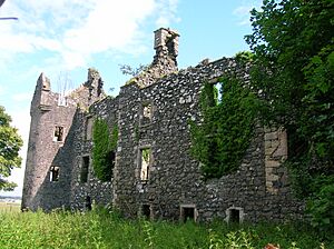 Auchans Castle Ayrshire from South-East