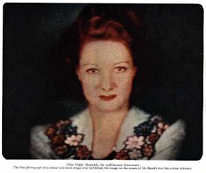 Baird first color photo