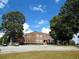 The old Bell School building, now city hall