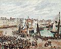 Camille Pissarro - The Fish Market in Dieppe, Grey Weather, Morning - 1902 - Dallas Museum of Art