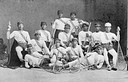 Canadian Lacrosse champion Mohawk Kahgnawake team
