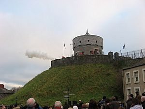 Cannon fire at Millmount, Drogheda - geograph.org.uk - 1079077