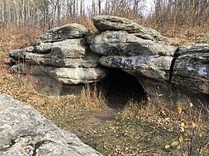 Charlie Lake Cave exterior