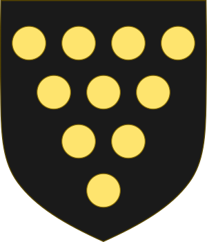 Coat of arms of Candor, Earl of Cornwall