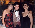 Cynthia Geary Rob Morrow and Janine Turner at the 45th Emmy Awards