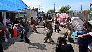 Dance performance at South Central Farm