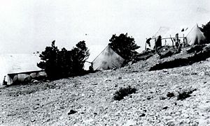 Dell's Summit in on Mt. San Antonio, California, ca. 1910