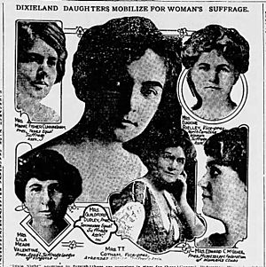 Dixieland Daughters Mobilize for Women's Suffrage