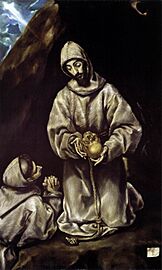 El Greco - St Francis and Brother Leo Meditating on Death - WGA10560