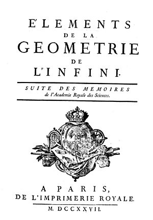 Fontenelle - Élements de la geometrie de l'infini, 1727 - 1520530