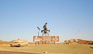Fort Irwin National Training Center - Welcome sign - 2