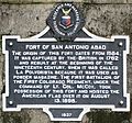 Fort of San Antonio Abad - historic plaque