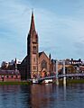 Free North Church and Greig Street Bridge over river Ness Inverness Scotland (5123460913)