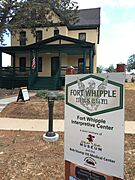 Ft Whipple Museum - Front view with sign 3