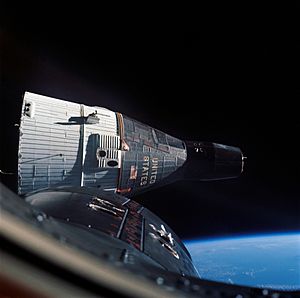 Gemini 7 in orbit - GPN-2006-000035